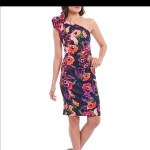 Alex Marie Floral One Sleeve Dress. Derby Dress!